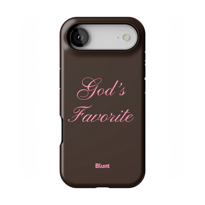 Gods Favorite Brown iPhone Case