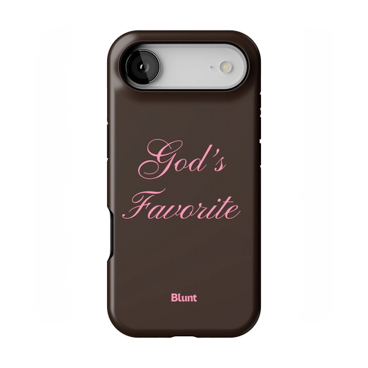 Gods Favorite Brown iPhone Case