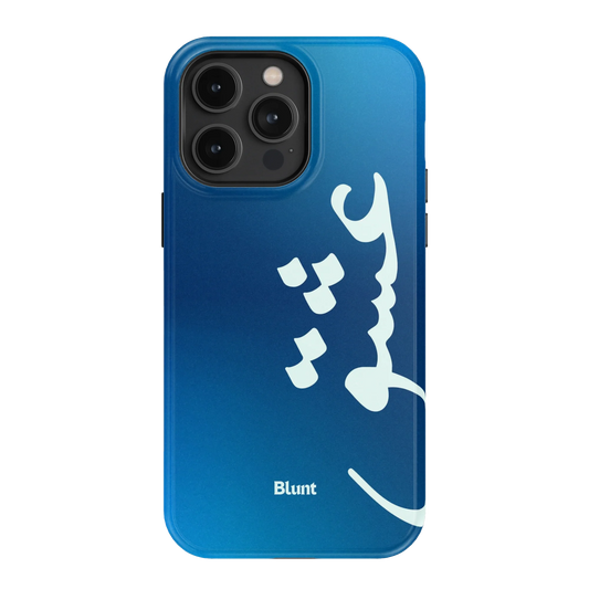 Blue Love iPhone Case