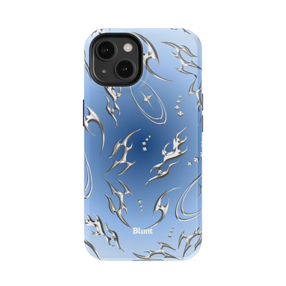 Blue Cyber iPhone Case