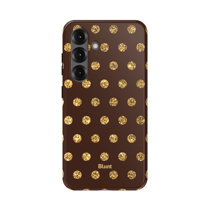 Gold Polka Samsung Case
