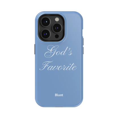 Gods Favorite Blue iPhone Case