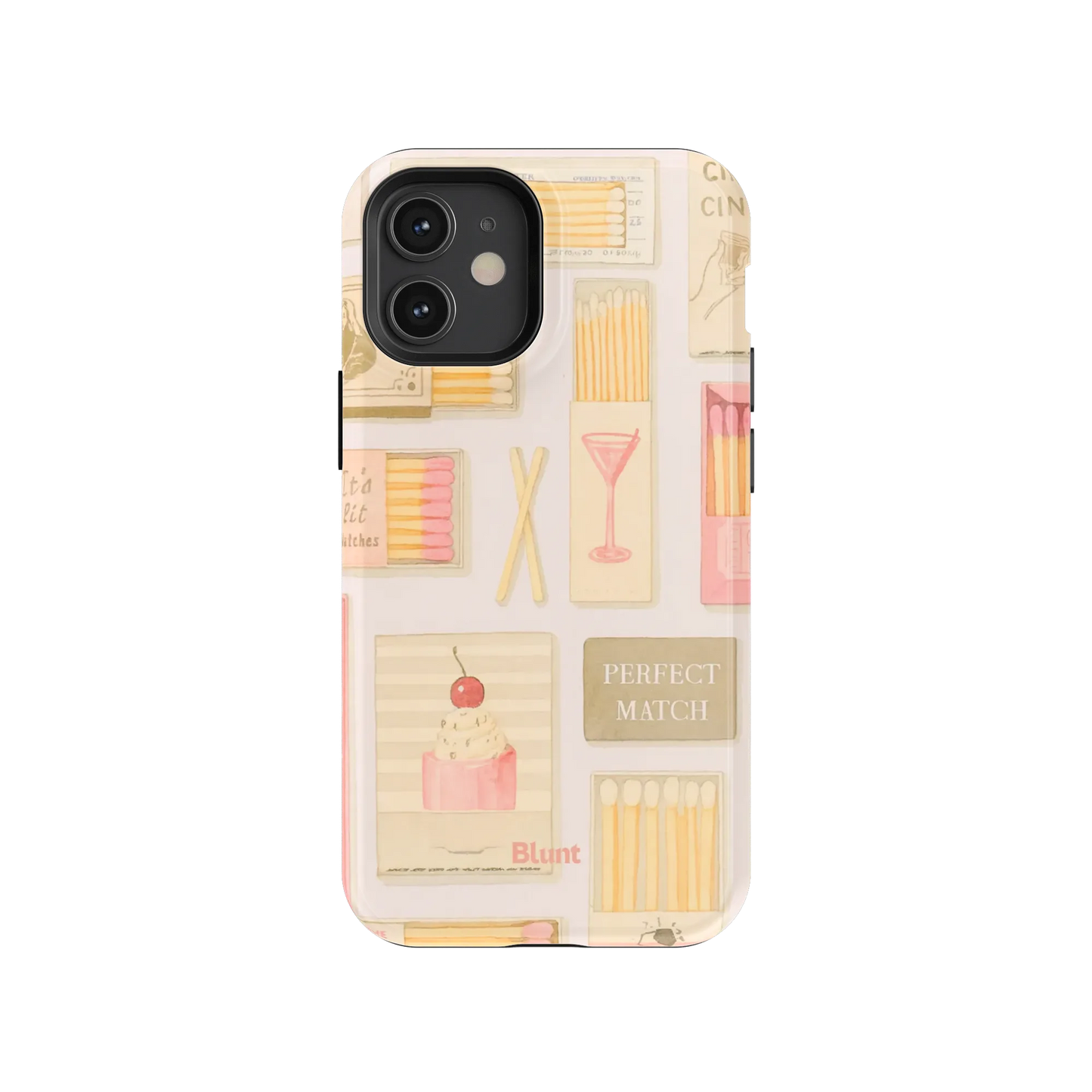 Pink Match iPhone Case
