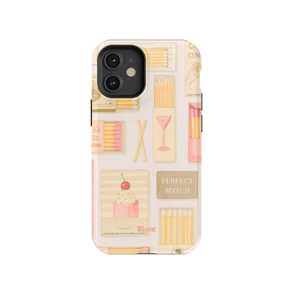 Pink Match iPhone Case
