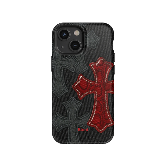 Crimson Cross iPhone Case