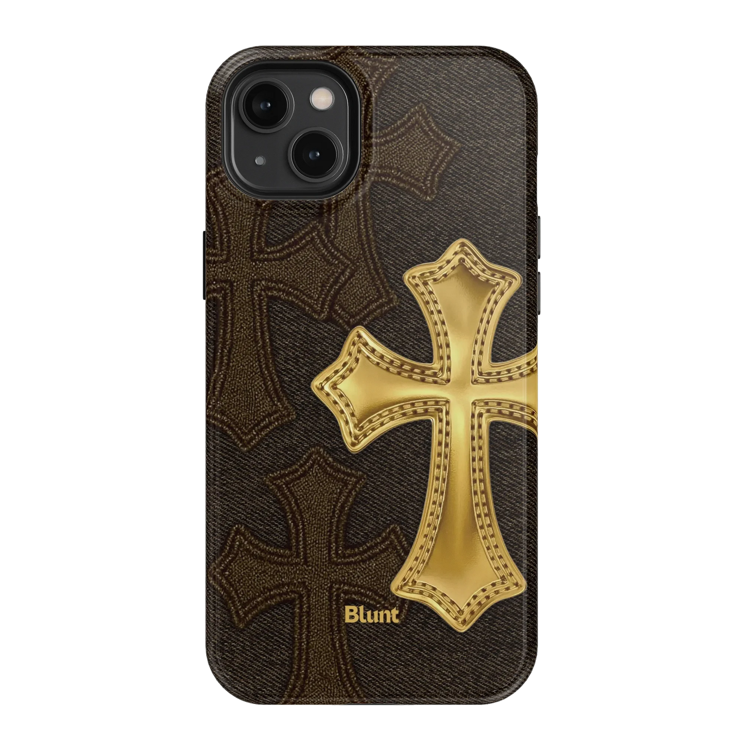 Gold Cross iPhone Case