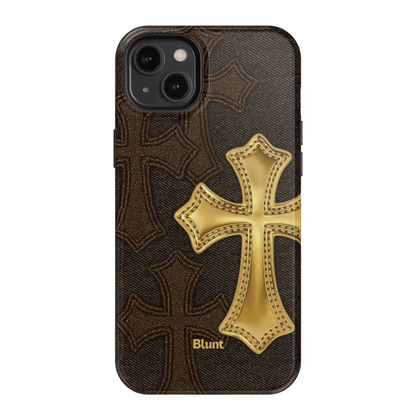 Gold Cross iPhone Case