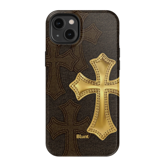 Gold Cross iPhone Case