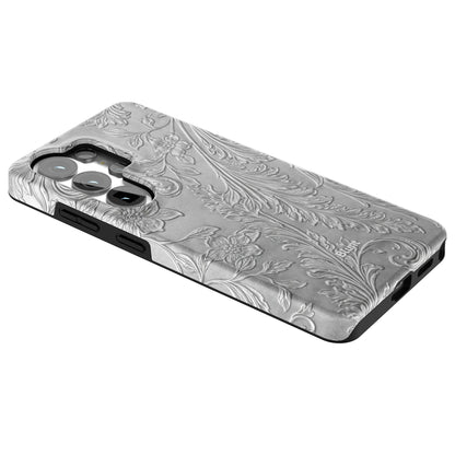Tooled-Silver-samsung-case-Galaxy S26 Ultra-2