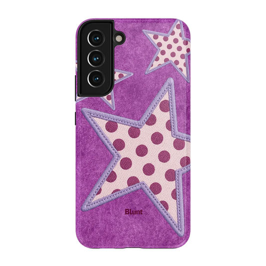 Lilac Crush Polka Star Samsung Case
