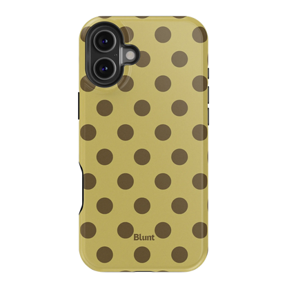 Sage Toffee Dot iPhone Case