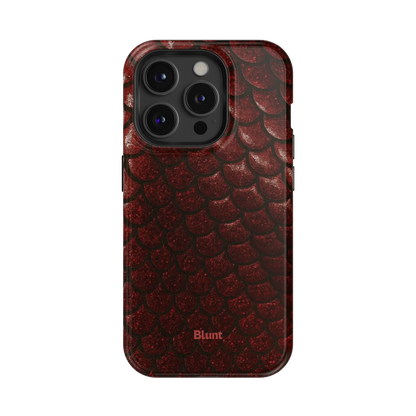 Crimson Depth iPhone Case