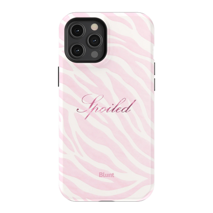 Spoiled Pink Zebra iPhone Case