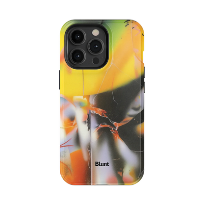 Golden Blur iPhone Case