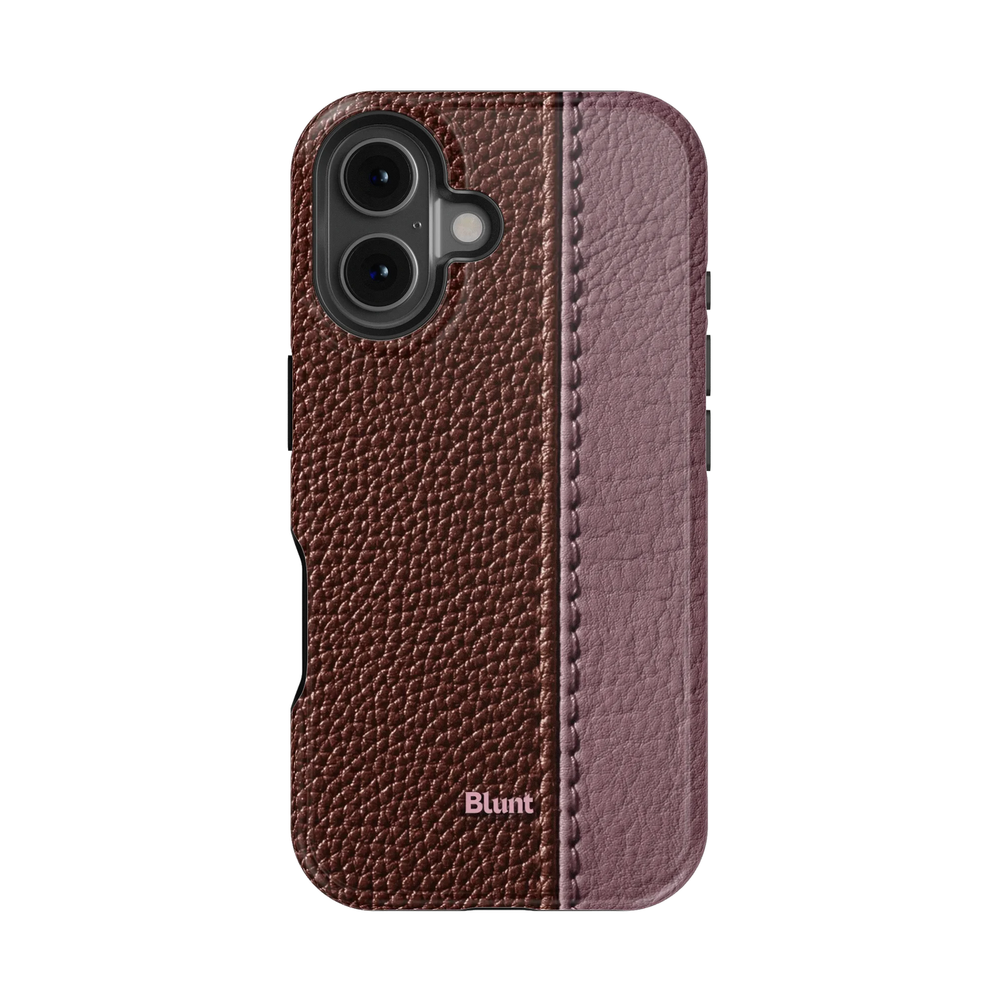 Maroon Grain iPhone Case