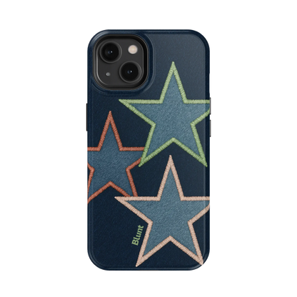 Neon Stars iPhone Case