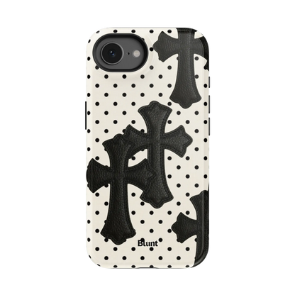 Noir Crosses iPhone Case