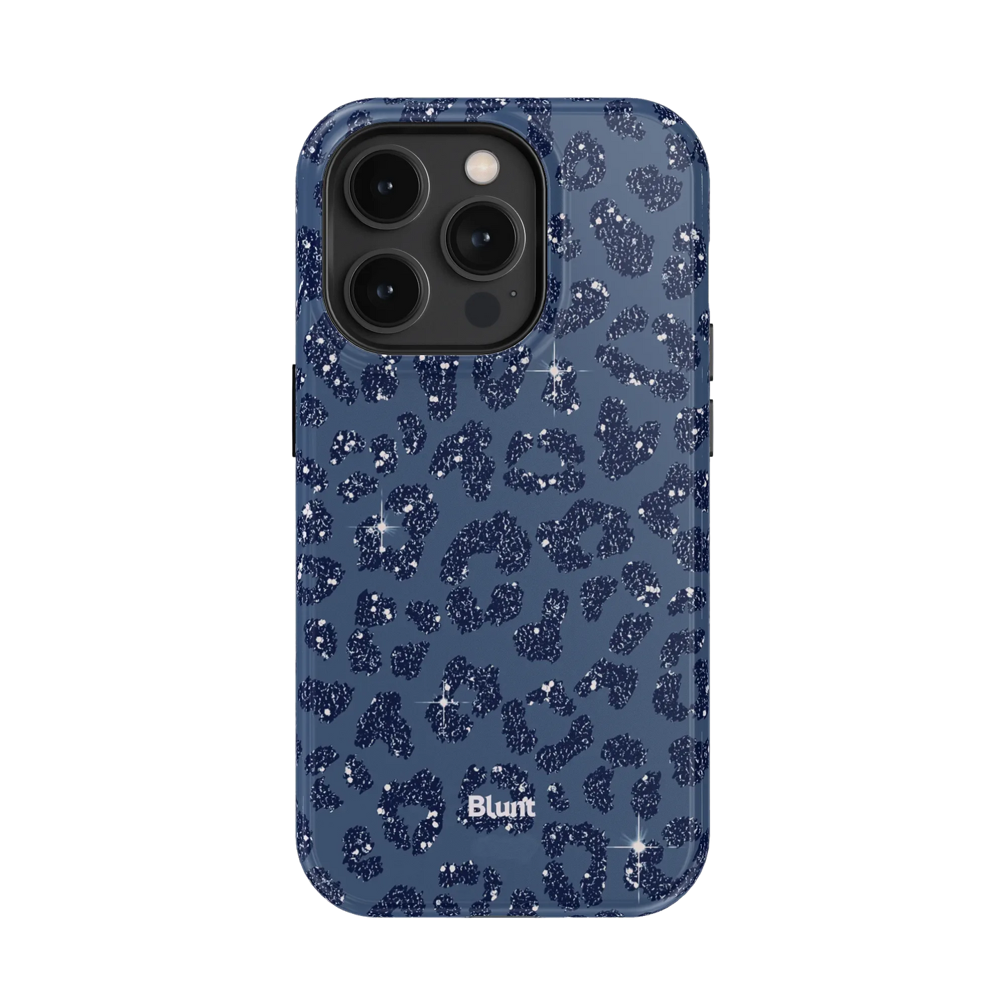 Blue Cheetah Print iPhone Case