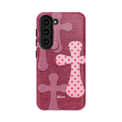 Pink-Polka-Patch-samsung-case-S23-1