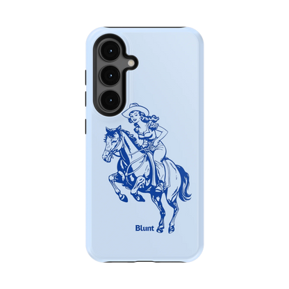 Blue-Lasso-Lady-samsung-case-S24-1
