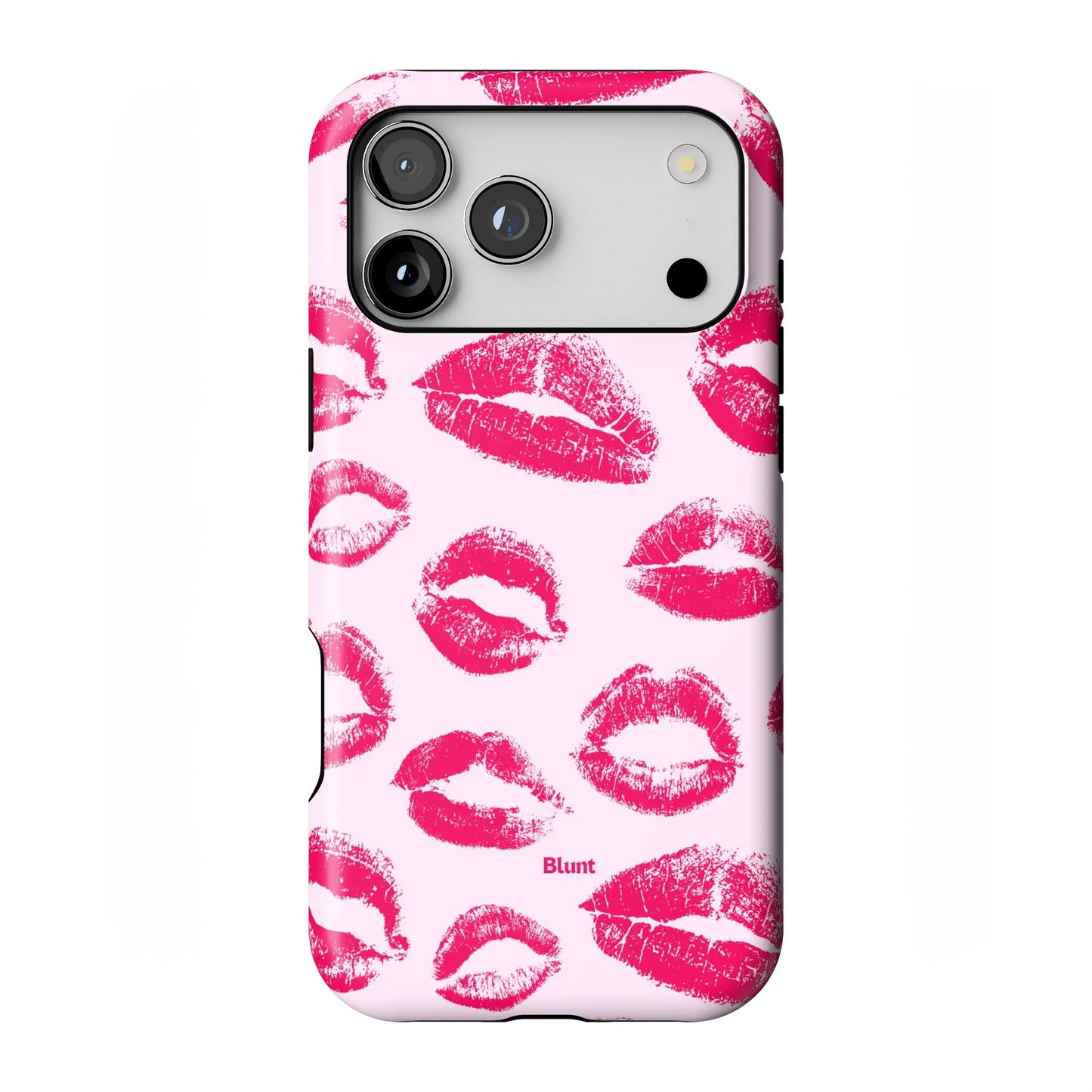 Kiss Me in Pink iPhone Case