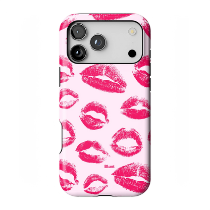 Kiss Me in Pink iPhone Case