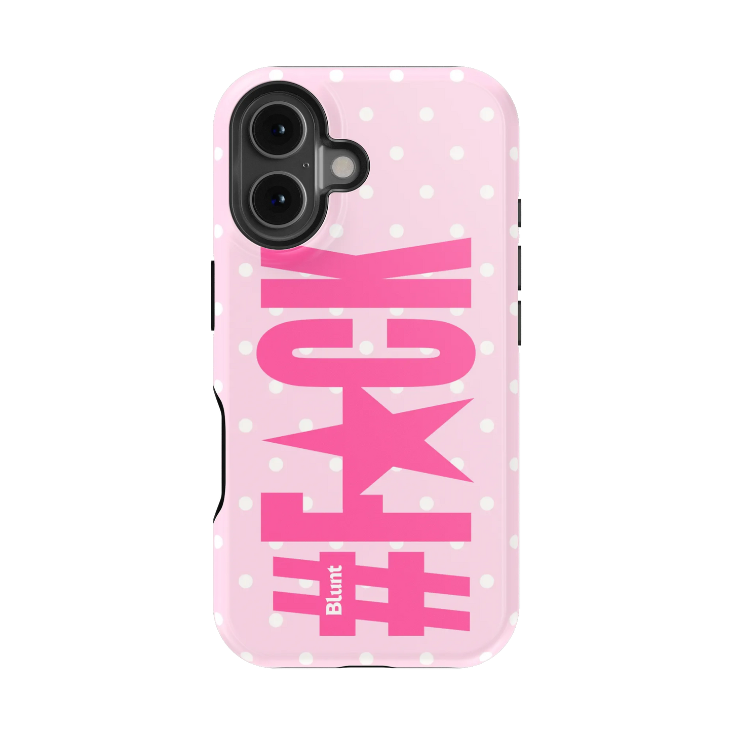 Pink Polka Riot iPhone Case