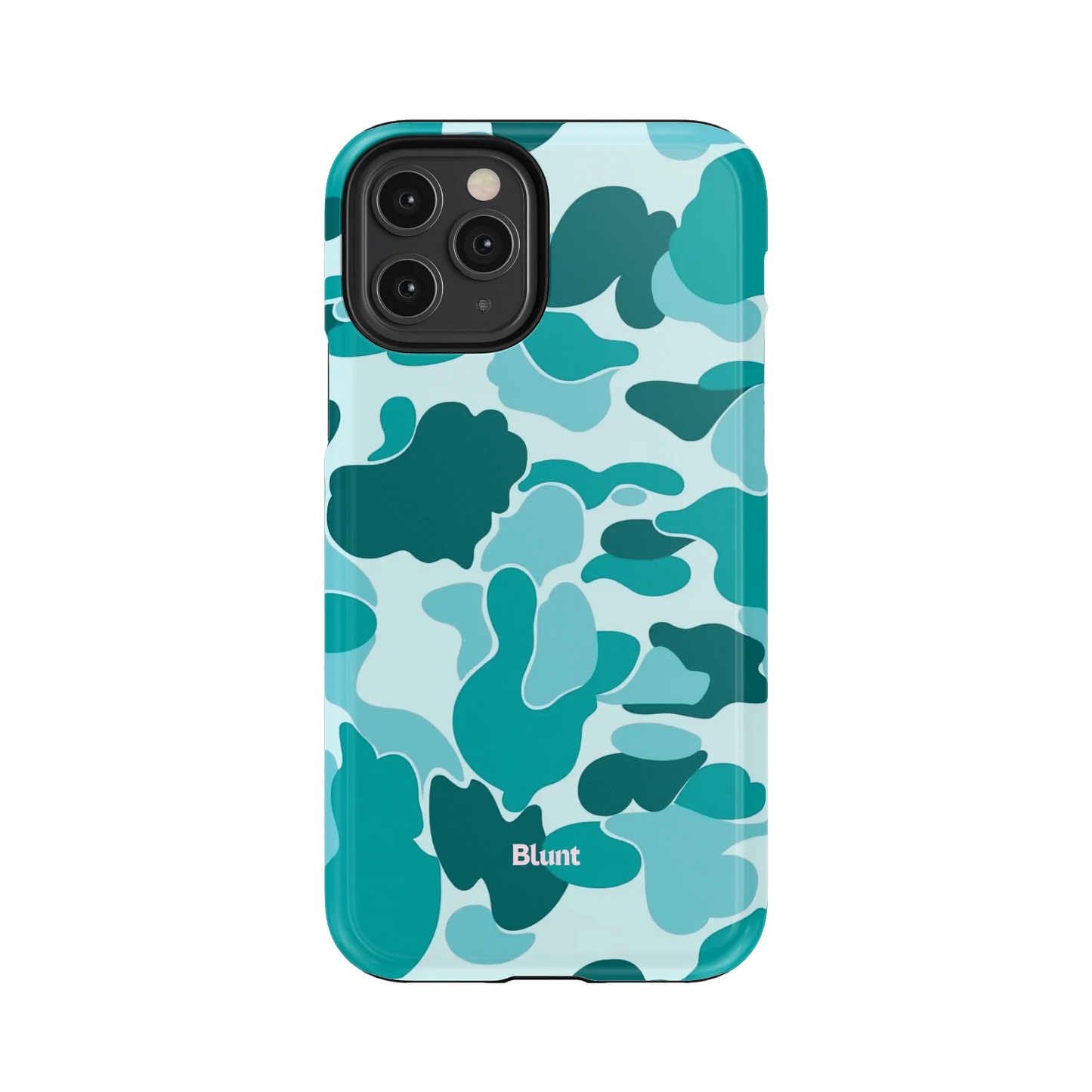 Aqua Camo iPhone Case
