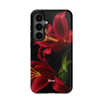 Eclipse Orchid in Red Samsung Case