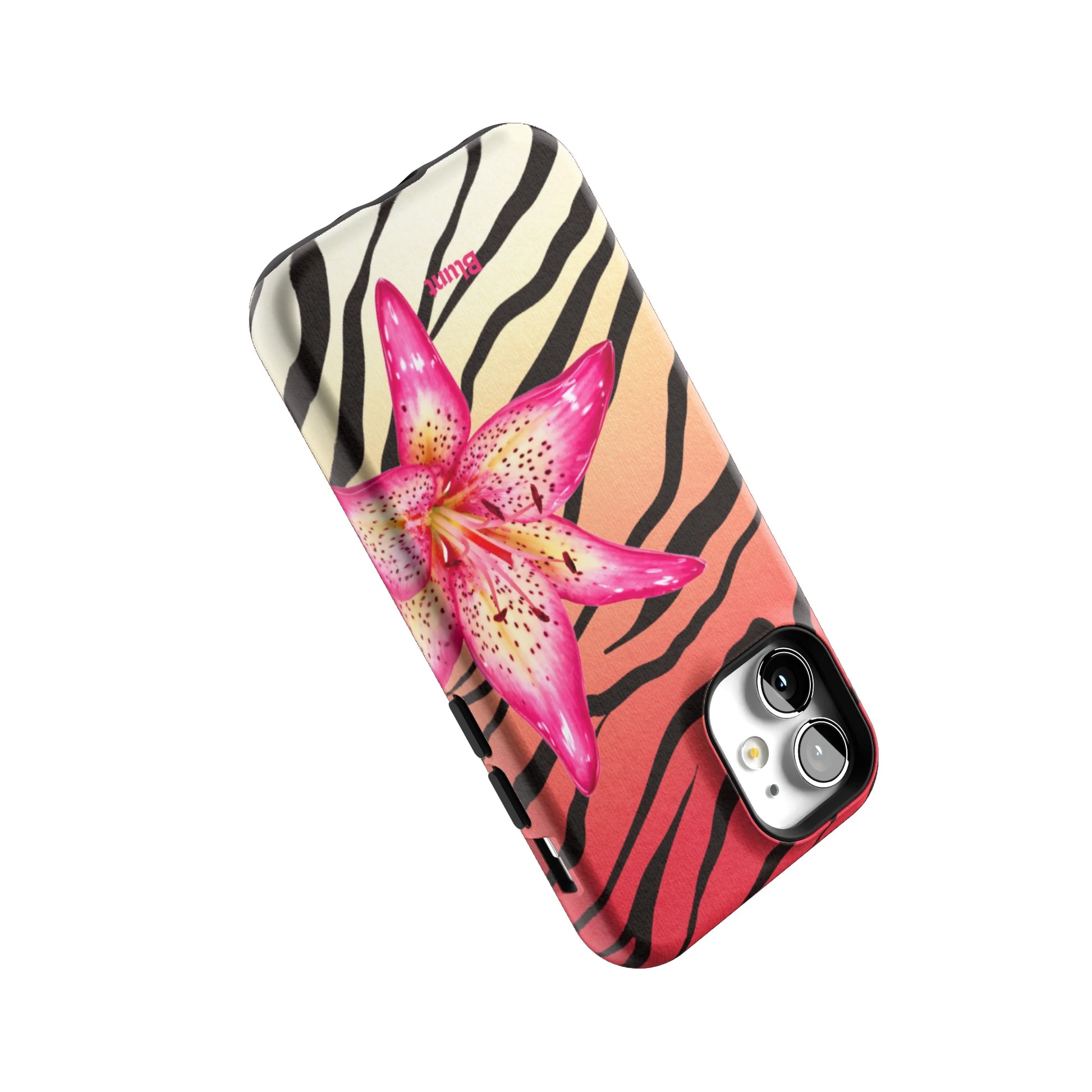 Striped-Lilly-iphone-case-iPhone 12 Mini-4