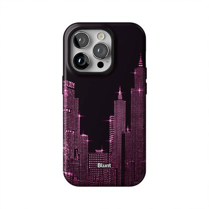 Pink-NYC--SKYELINE-iphone-case-iPhone 14 Pro-1