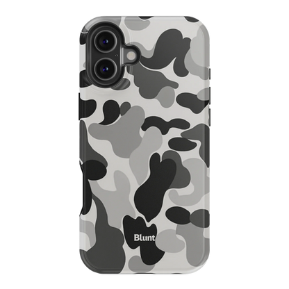 Grey Camo iPhone Case