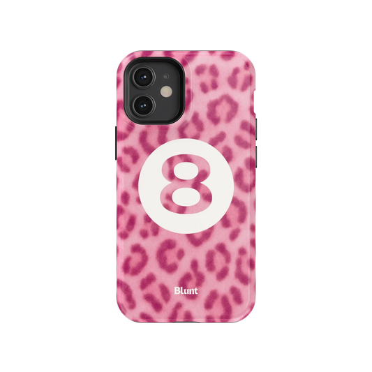 Pink Cheetah Magic 8 iPhone Case