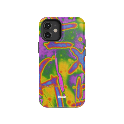 Neon Terrain iPhone Case