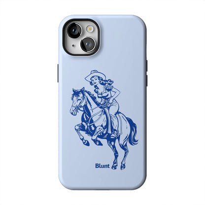 Blue-Lasso-Lady-iphone-case-iPhone 14 Plus-1