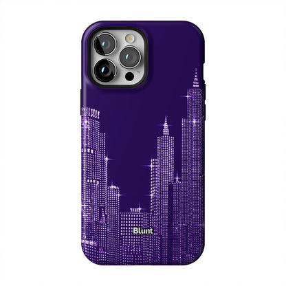 Purple-NYC--SKYELINE-iphone-case-iPhone 13 Pro Max-1