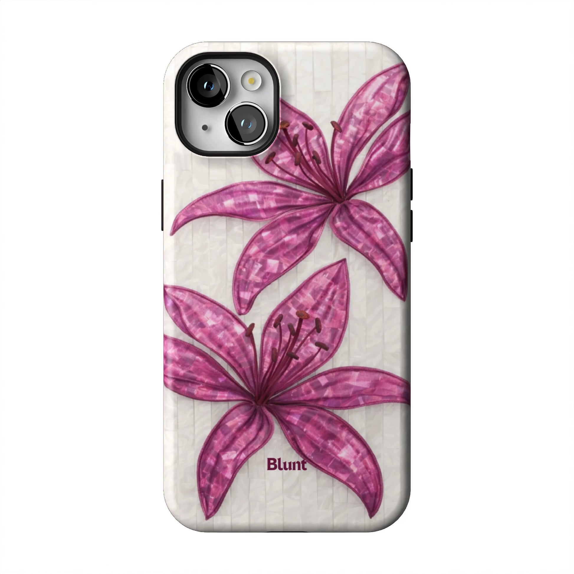 Purple-Floral-Luster-iphone-case-iPhone 14 Plus-1