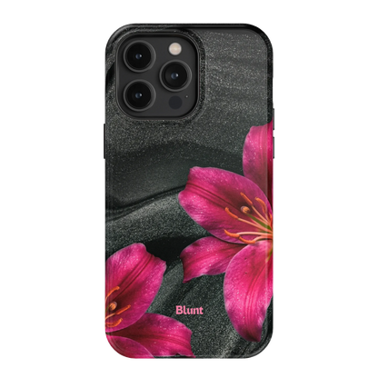 Midnight Petals iPhone Case