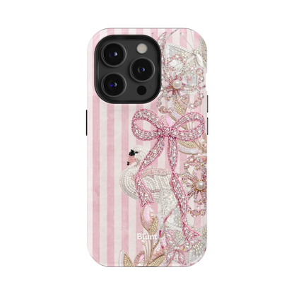 Striped Grace iPhone Case