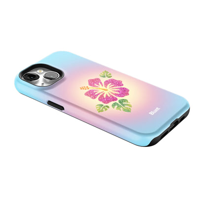 Hibiscus-Glow-iphone-case-iPhone 15-2