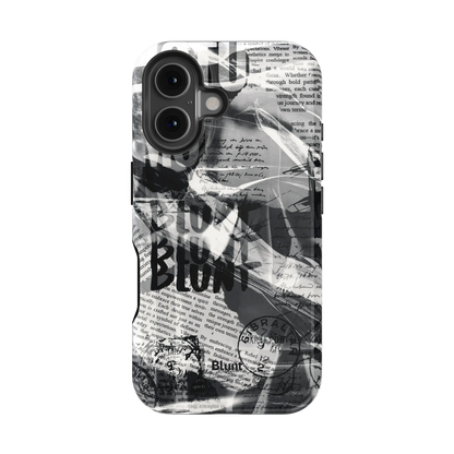 Black Love Letter iPhone Case