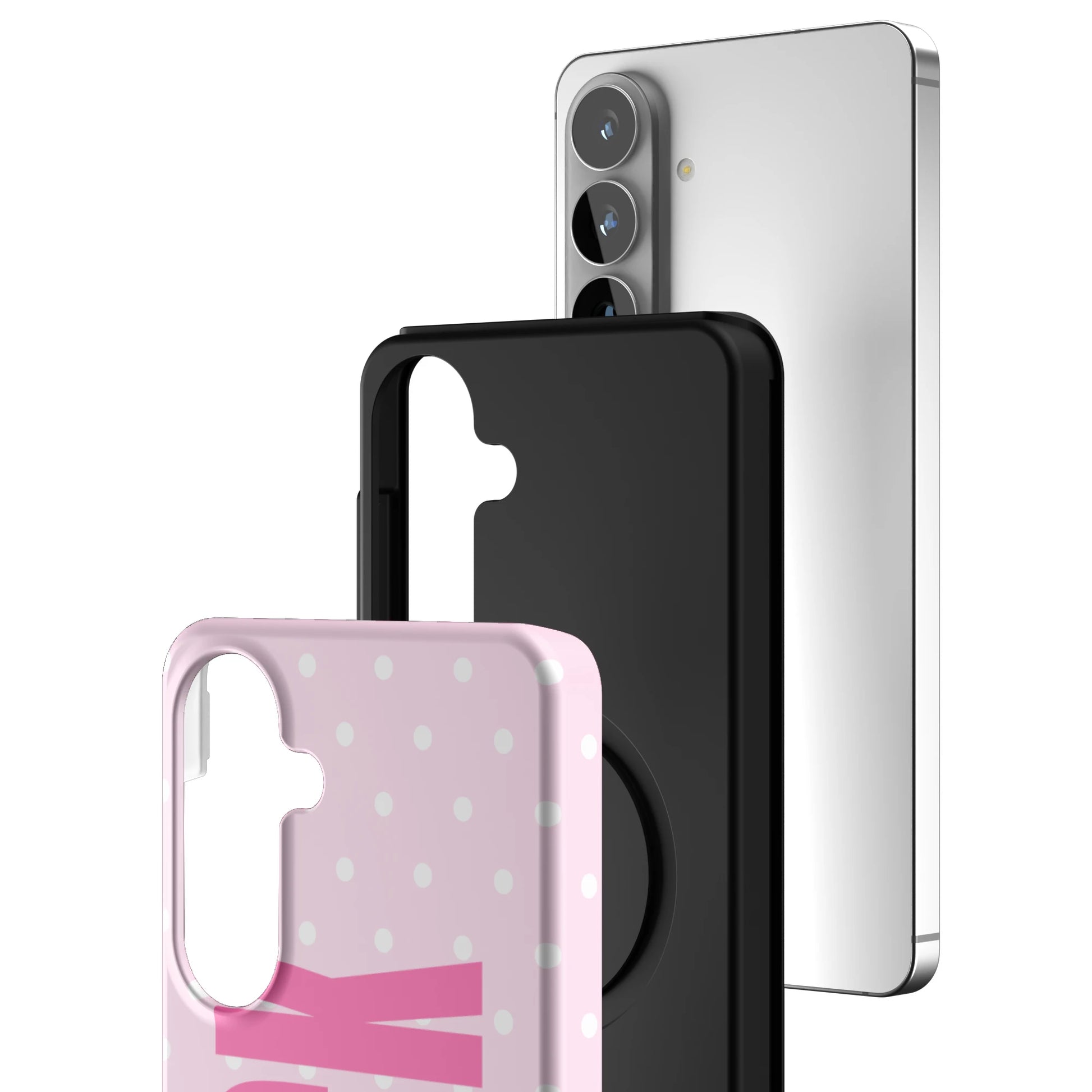 Pink-Polka-Riot-samsung-case-Galaxy S26 Plus-3