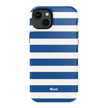 Navy Stripe iPhone Case