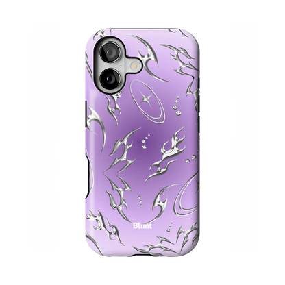 Purple Cyber iPhone Case