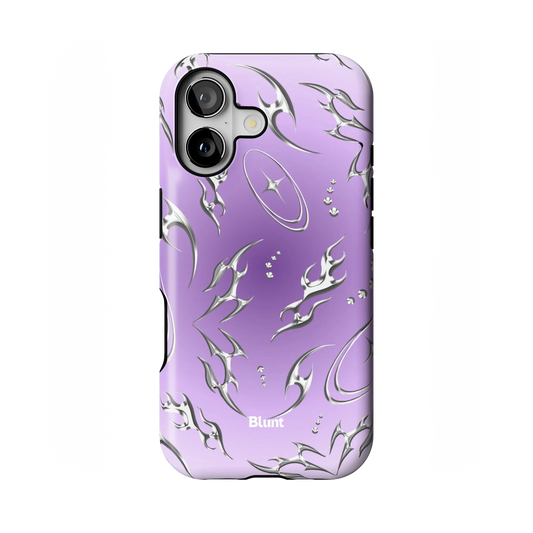 Purple Cyber iPhone Case