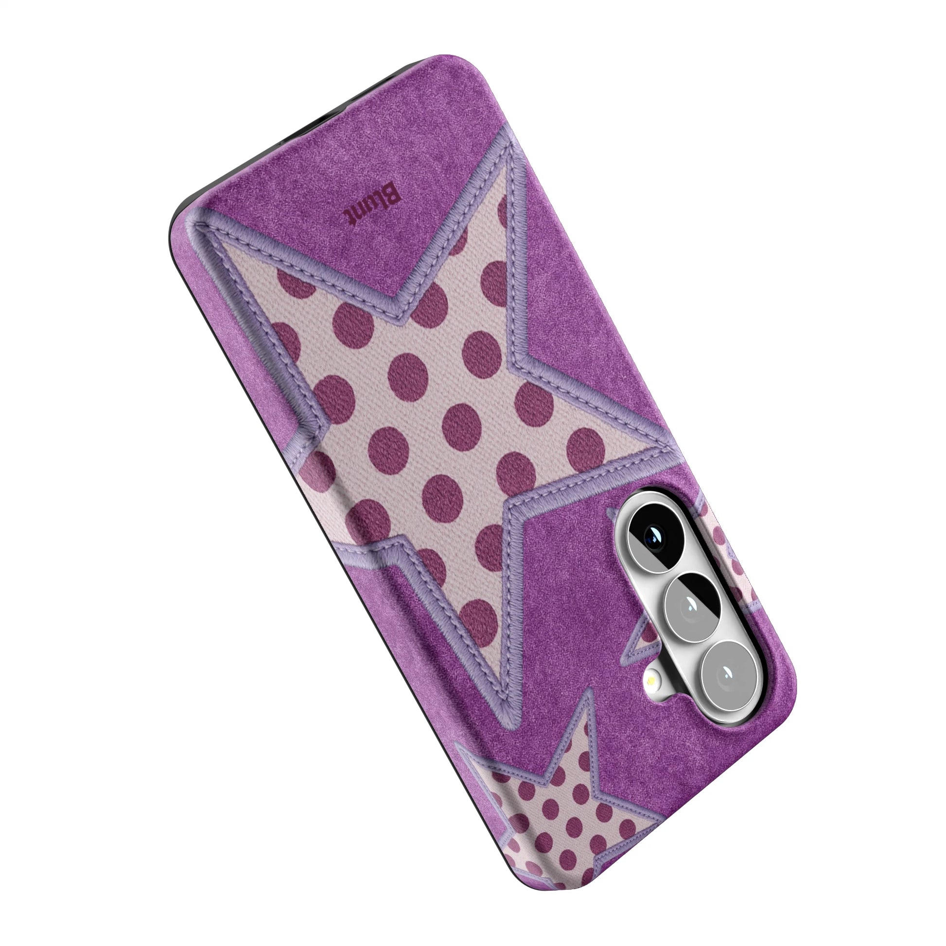 Lilac-Crush-Polka-Star-samsung-case-Galaxy S26-4