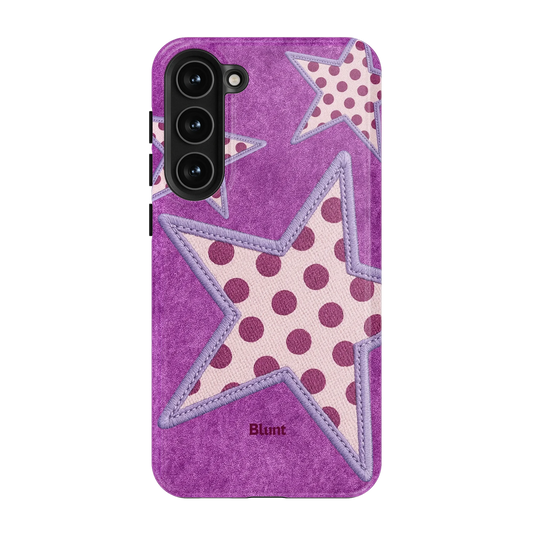 Lilac Crush Polka Star Samsung Case