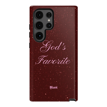 Gods Favorite Burgundy Samsung Case
