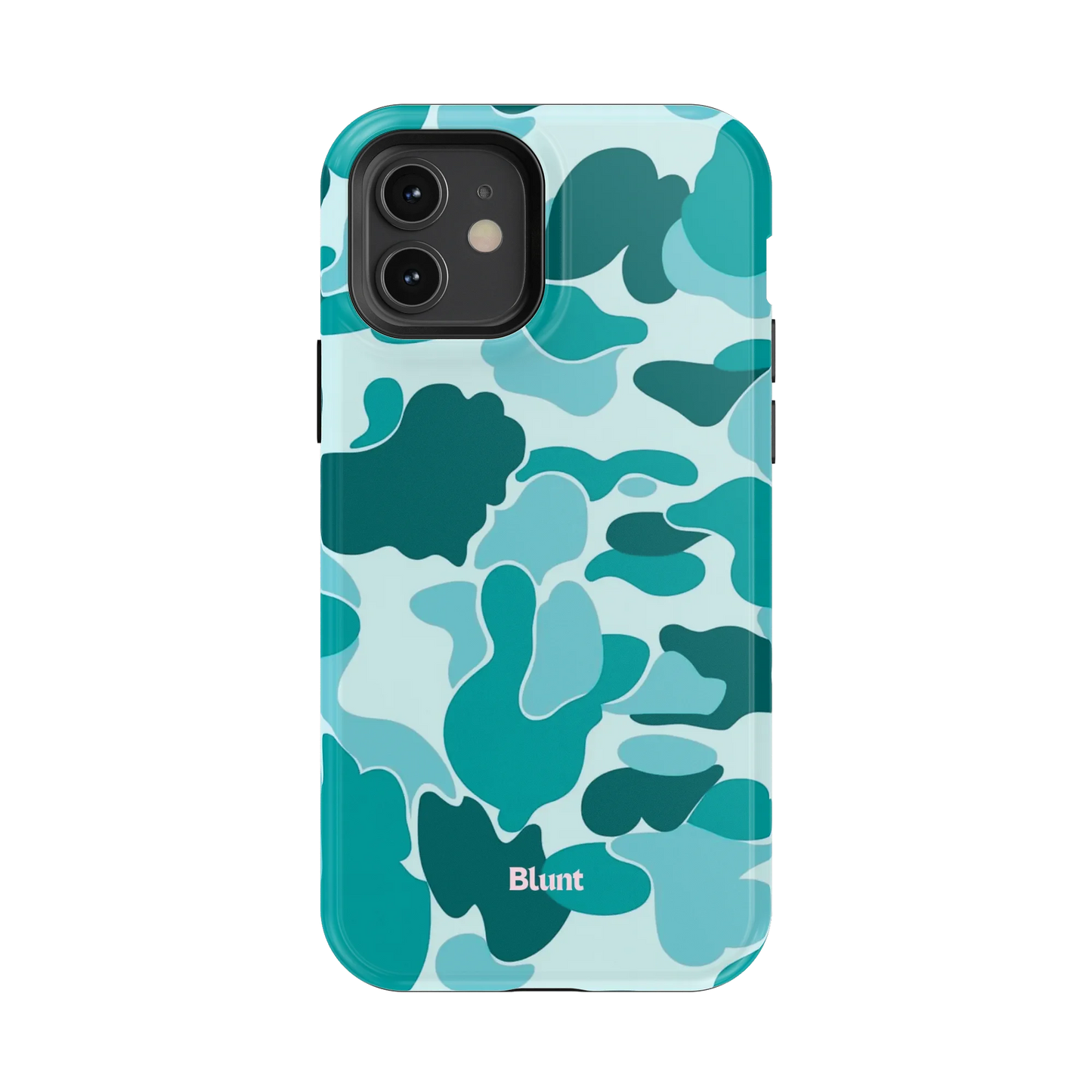 Aqua Camo iPhone Case