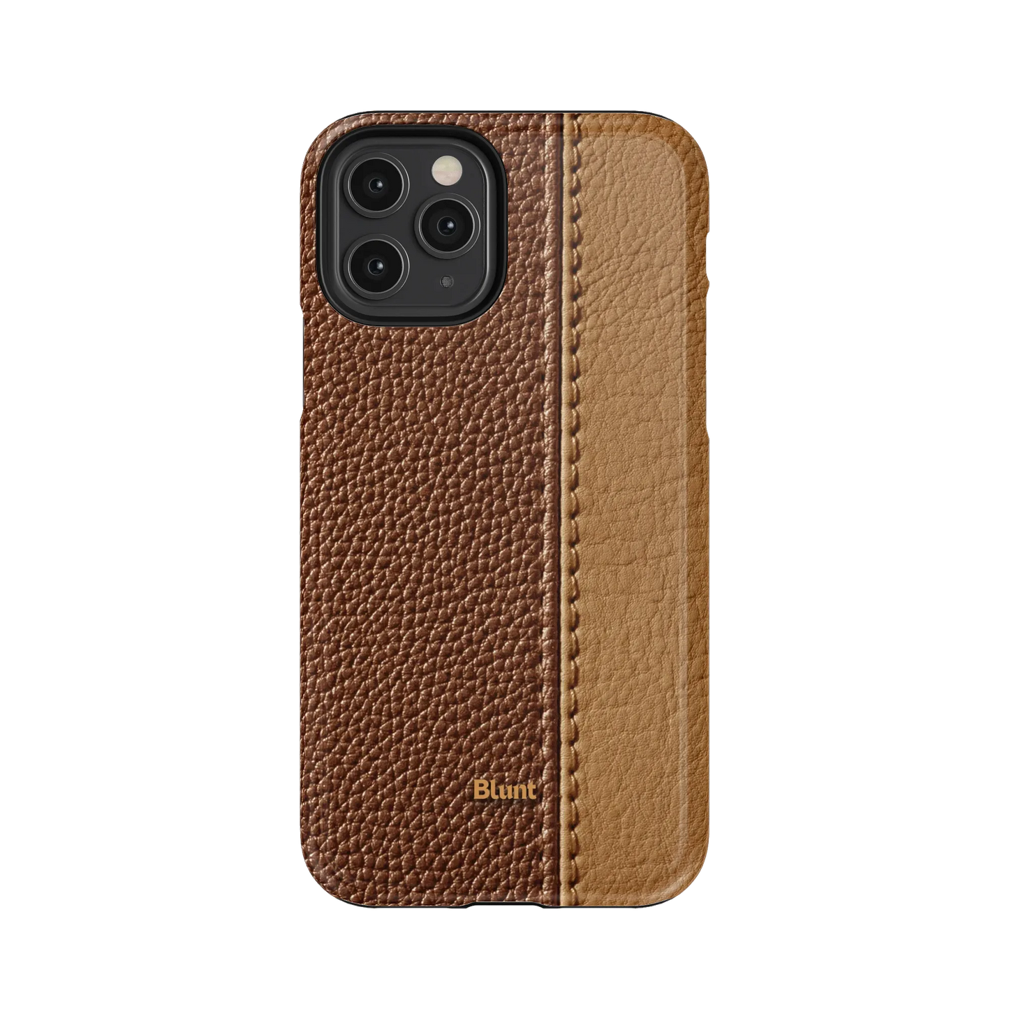 Two-Tone Walnut iPhone Case